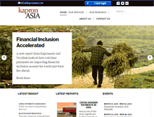Tablet Screenshot of kapronasia.com